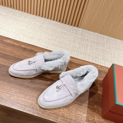 LP SUMMER CHARMS WALK LOAFERS BRIGHT GRAY FLEECE