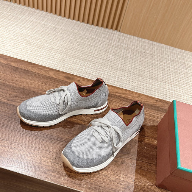 LP BASIC 360 FLEXY WALK SNEAKER LIGHT GRAY AND GRAY FABRICS