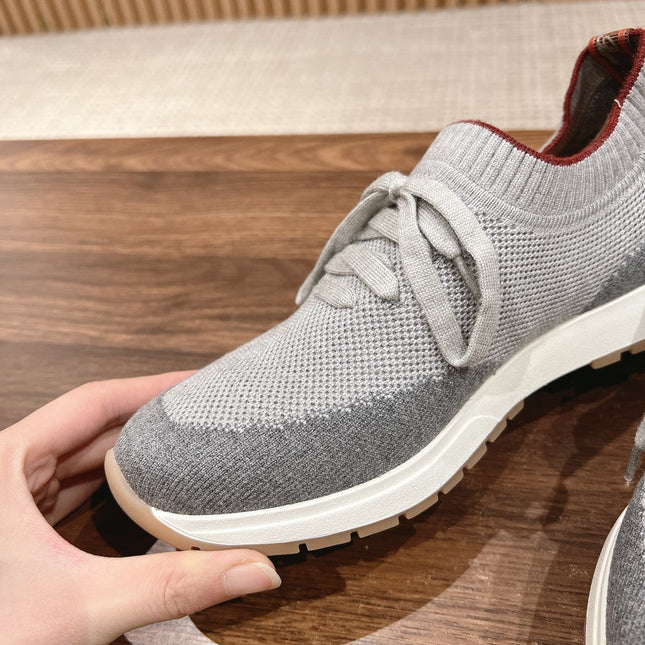 LP BASIC 360 FLEXY WALK SNEAKER LIGHT GRAY AND GRAY FABRICS