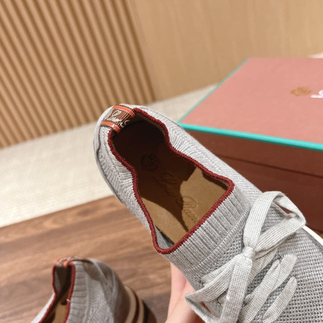 LP BASIC 360 FLEXY WALK SNEAKER LIGHT GRAY AND GRAY FABRICS