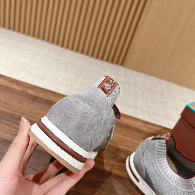 LP BASIC 360 FLEXY WALK SNEAKER LIGHT GRAY AND GRAY FABRICS