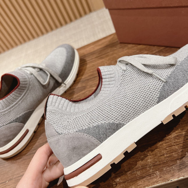 LP BASIC 360 FLEXY WALK SNEAKER LIGHT GRAY AND GRAY FABRICS