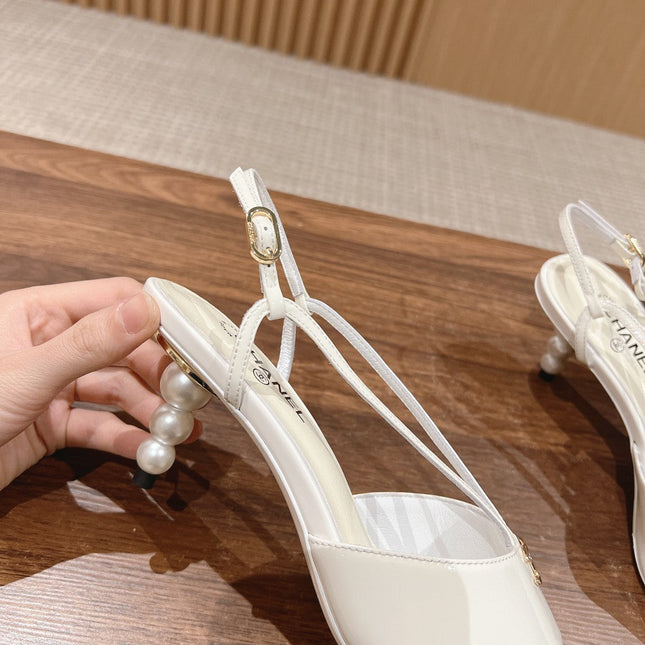 high heel 70 sandals white patent calfskin