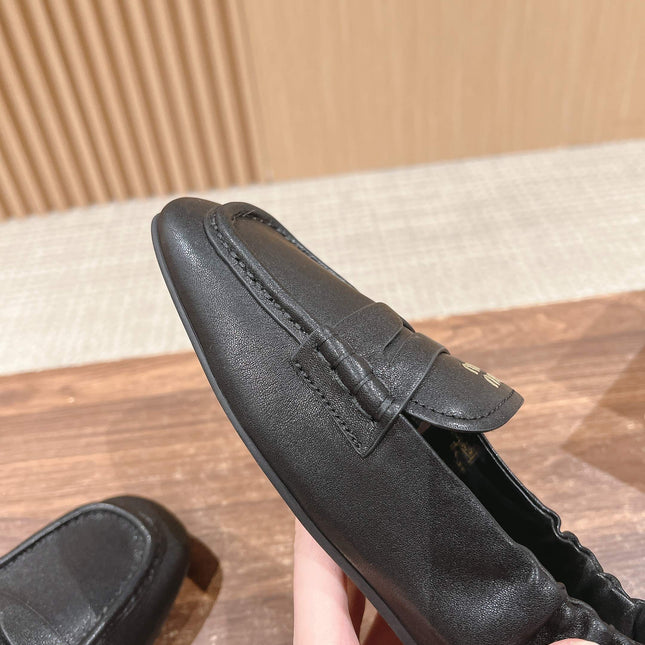 NAPPA LOAFERS IN BLACK LAMBSKIN
