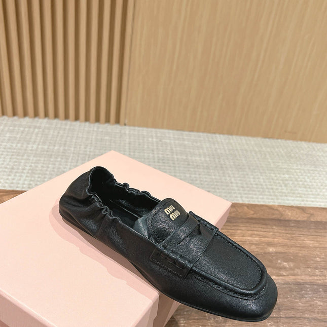 NAPPA LOAFERS IN BLACK LAMBSKIN