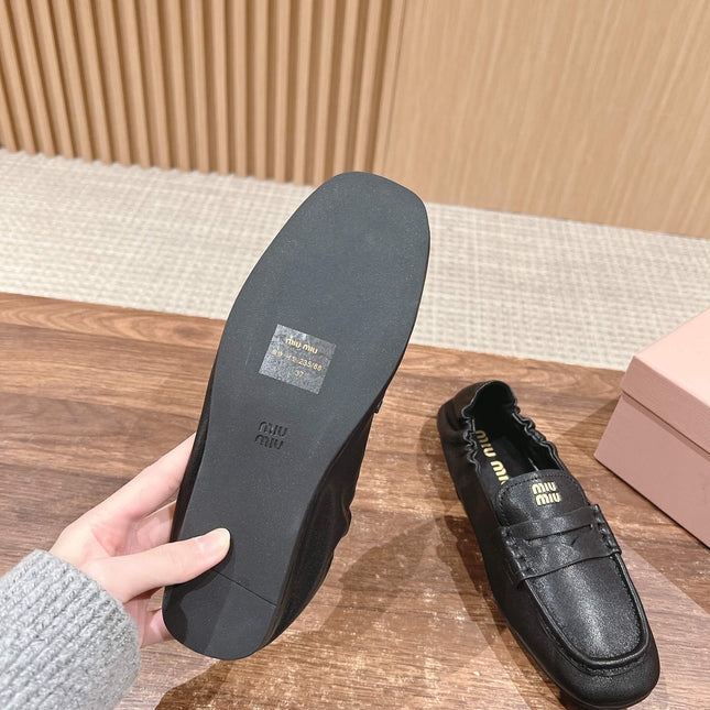 NAPPA LOAFERS IN BLACK LAMBSKIN