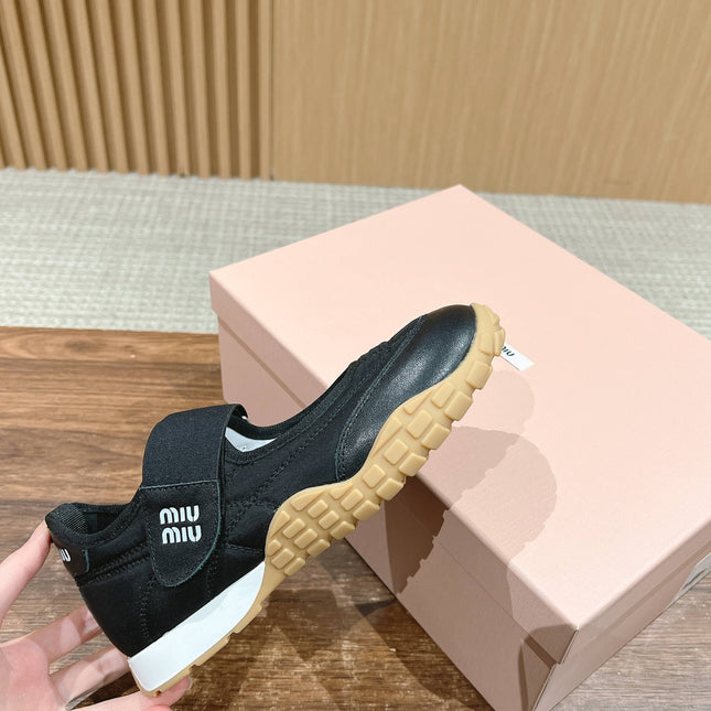 BALLET SHOES IN BLACK LAMBSKIN AND FABRIC ANTI-SLIP RUBBER SOLE