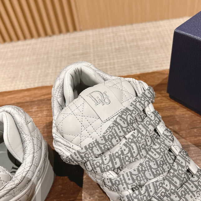 BY ERL B9S SKATER SNEAKER IN PALE GRAY CANNAGE LAMBSKIN