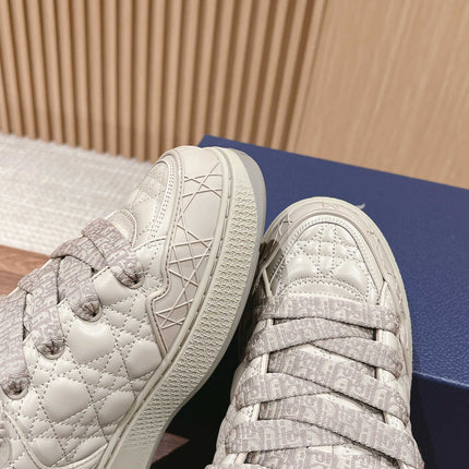 BY ERL B9S SKATER SNEAKER IN PARCHMENT BEIGE CANNAGE LAMBSKIN