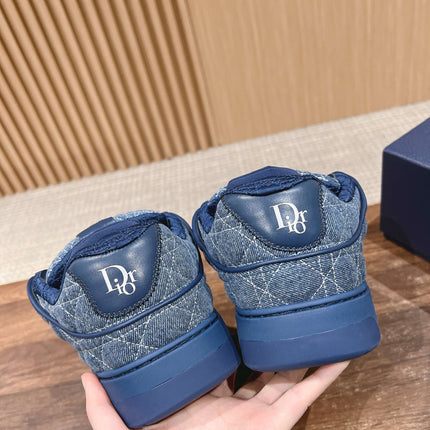 BY ERL B9S SKATER SNEAKER IN COBALT BLUE CANNAGE FABRIC