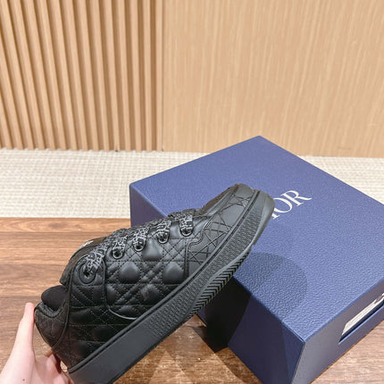 BY ERL B9S SKATER SNEAKER IN BLACK CANNAGE LAMBSKIN