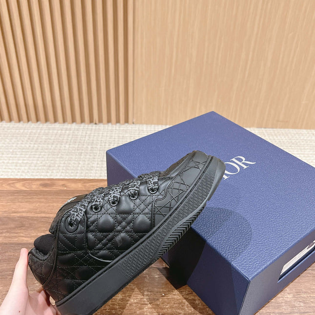 BY ERL B9S SKATER SNEAKER IN BLACK CANNAGE LAMBSKIN