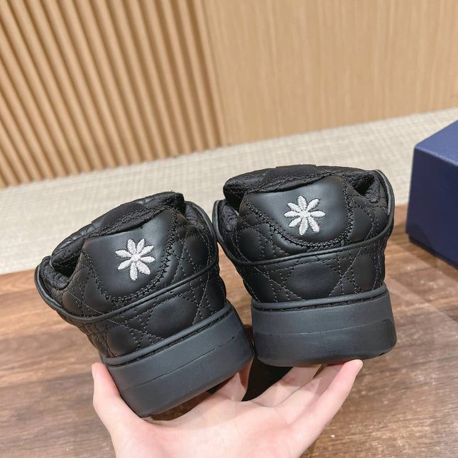 BY ERL B9S SKATER SNEAKER IN BLACK CANNAGE LAMBSKIN