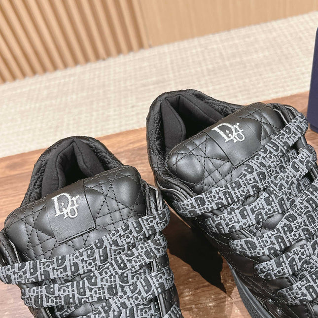 BY ERL B9S SKATER SNEAKER IN BLACK CANNAGE LAMBSKIN
