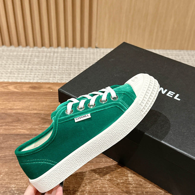 CONVERSE SNEAKER IN TEAL GREEN VELVET