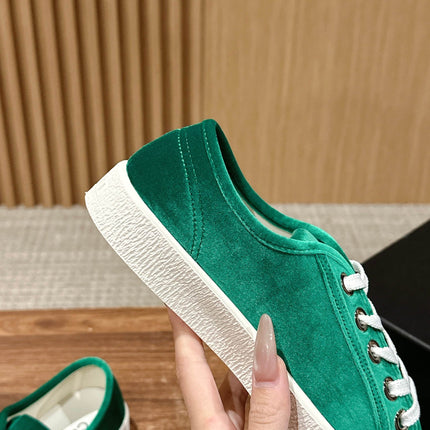 CONVERSE SNEAKER IN TEAL GREEN VELVET