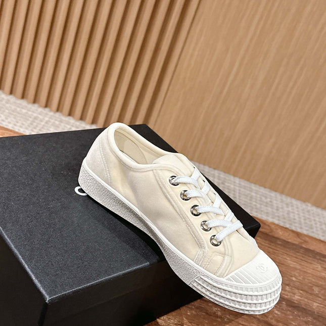 CONVERSE SNEAKER IN BEIGE CREAM CANVAS