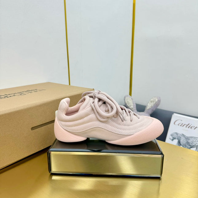 FLEXION SNEAKER IN NUDE PINK CALFSKIN