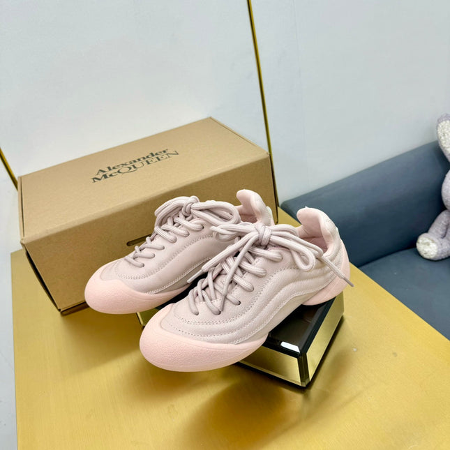 FLEXION SNEAKER IN NUDE PINK CALFSKIN