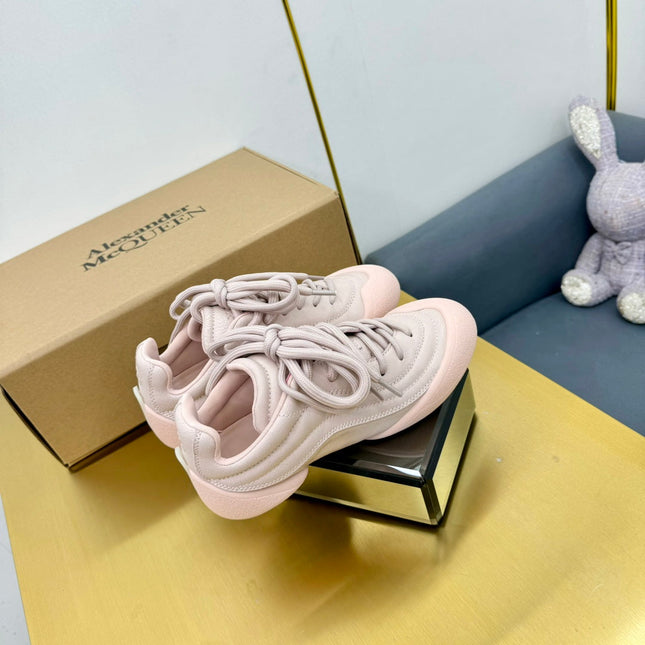 FLEXION SNEAKER IN NUDE PINK CALFSKIN