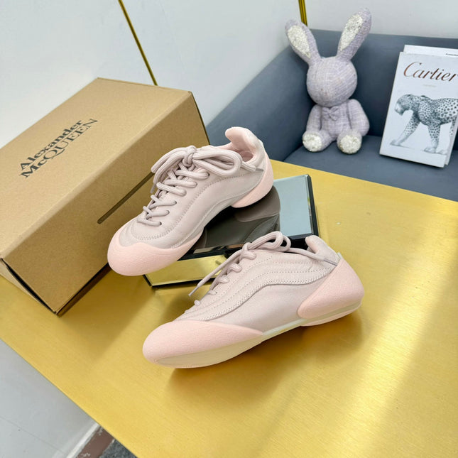 FLEXION SNEAKER IN NUDE PINK CALFSKIN