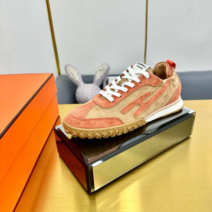 JET SNEAKER IN HONEY MIX TIGER ORANGE