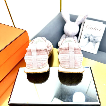 JET SNEAKER IN LIGHT PINK SUEDE