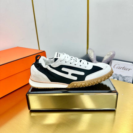 JET SNEAKER IN WHITE MIX BLACK SUEDE