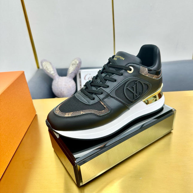 LV NEO RUN AWAY SNEAKER IN BLACK MESH