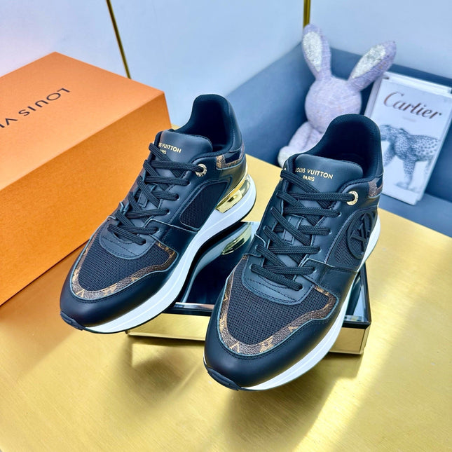 LV NEO RUN AWAY SNEAKER IN BLACK MESH