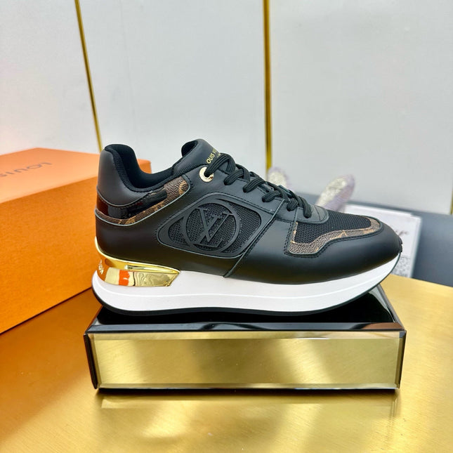 LV NEO RUN AWAY SNEAKER IN BLACK MESH