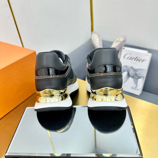 LV NEO RUN AWAY SNEAKER IN BLACK MESH