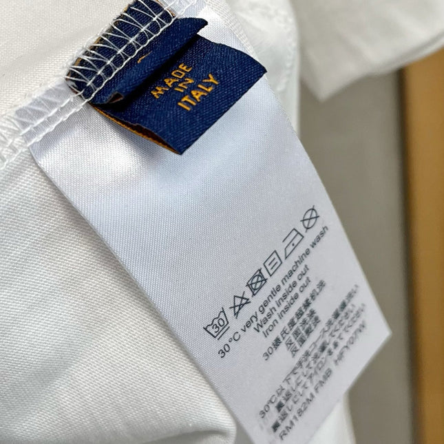 LV T-SHIRT IN WHITE PURE COTTON 238779