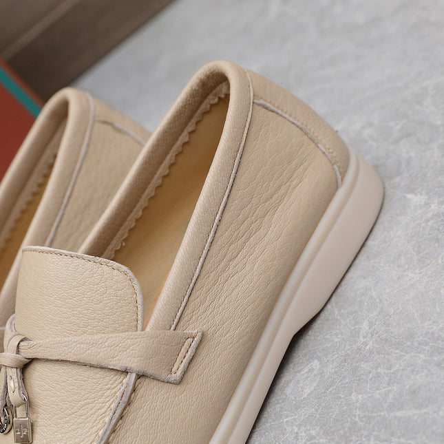 LP SUMMER CHARMS WALK LOAFERS BEIGE LAMBSKIN