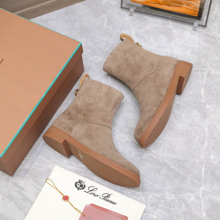 LP 25S KILDA ANKLE BOOT IN TAUPE SUEDE