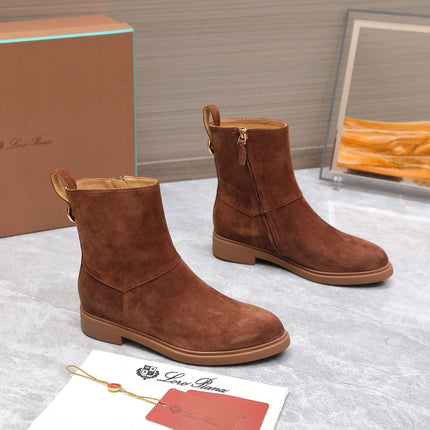 LP 25S KILDA ANKLE BOOT IN CHESTNUT SUEDE