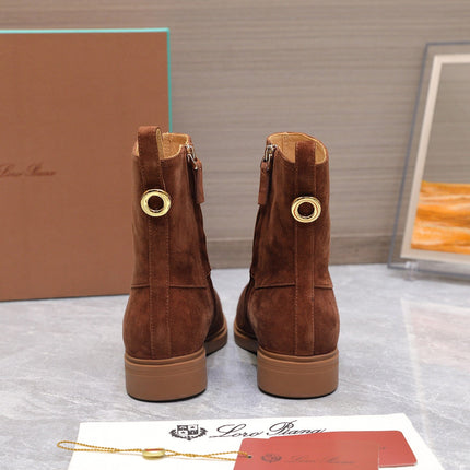 LP 25S KILDA ANKLE BOOT IN CHESTNUT SUEDE
