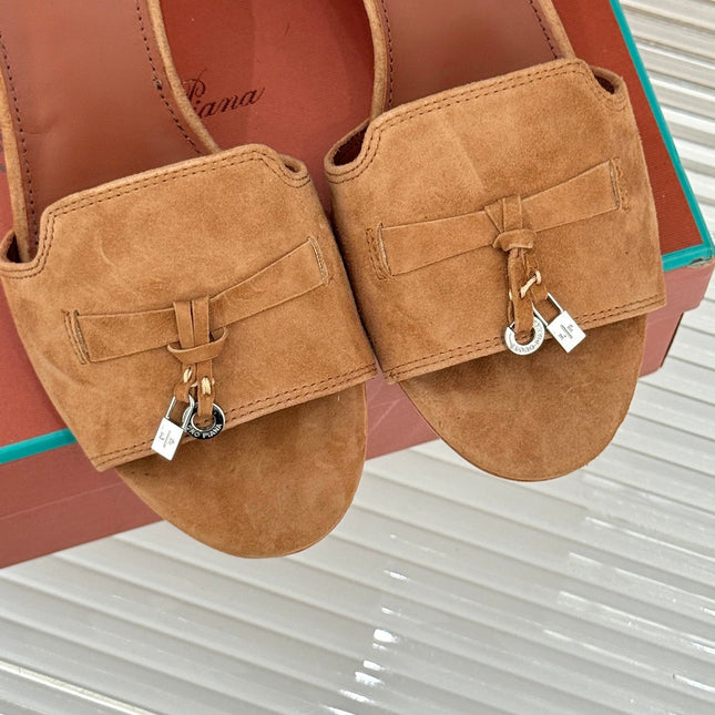 HIGH HEELS IN BROWN SUEDE AND LAMBSKIN