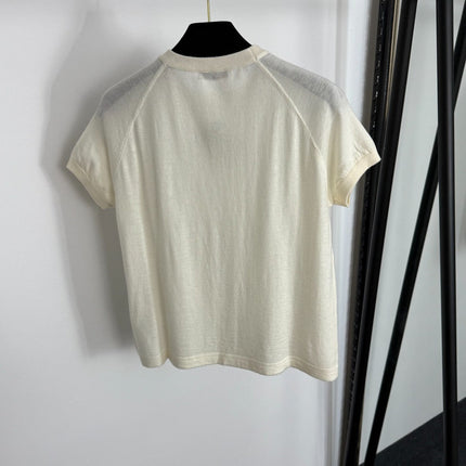 LOEWE SHORT-SLEEVE KNIT TOP STYLE 113