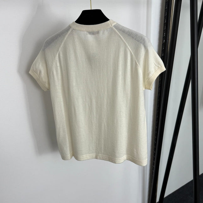 LOEWE SHORT-SLEEVE KNIT TOP STYLE 113