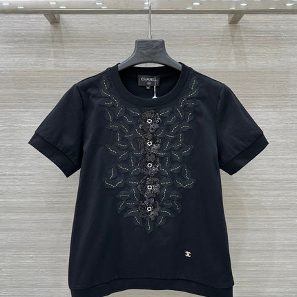 CC 25 T-shirt Black Cotton