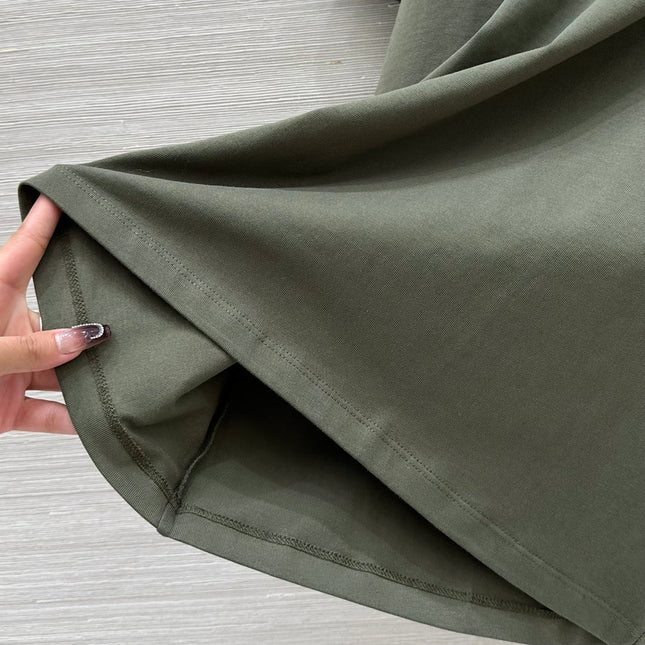 Loewe 25 Relaxed Fit T-shirt Khaki Green Cotton