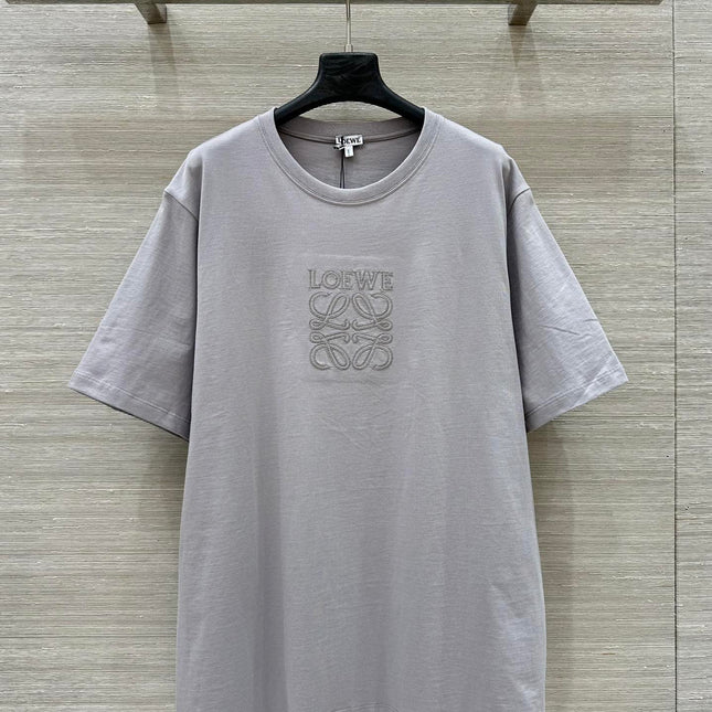 Loewe 25 Relaxed Fit T-shirt Light Grey Cotton