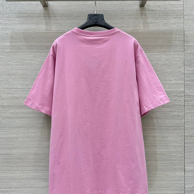 Loewe 25 Relaxed Fit T-shirt Lilac Cotton