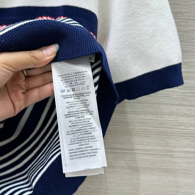 GUCCI SHORT-SLEEVE KNIT TOP 138