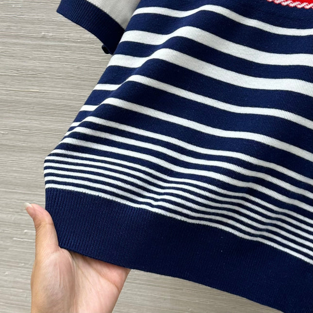 GUCCI SHORT-SLEEVE KNIT TOP 138