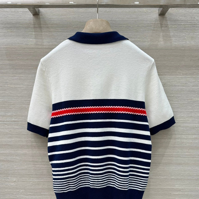GUCCI SHORT-SLEEVE KNIT TOP 138