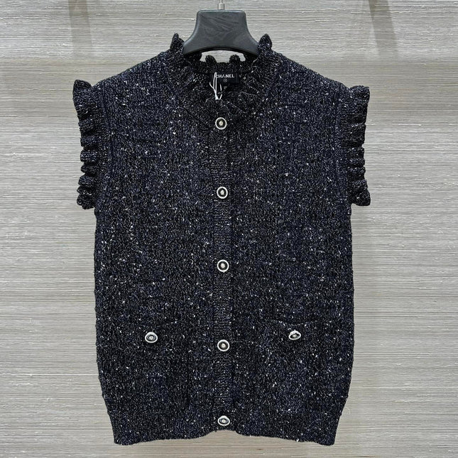 CHANEL SLEEVELESS TOP STYLE 74