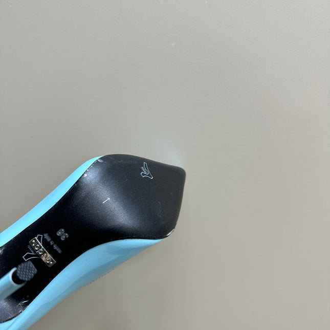 GG 105 HIGH HEEL PUMP SKY LAMBSKIN