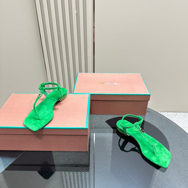 LP MINDIL SANDAL COOL GREEN SUEDE